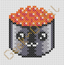 Maki oeufs de saumon_8cm