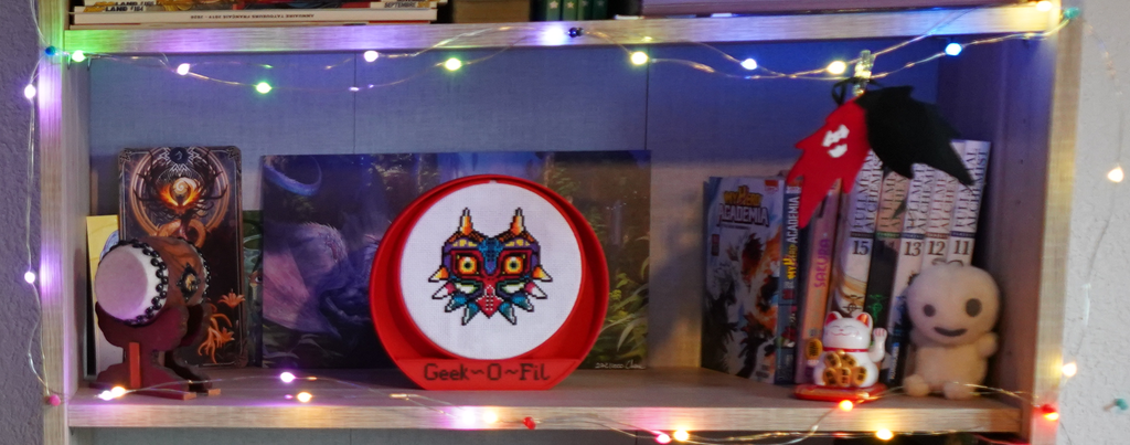 Le masque du carnaval du temps_Broderie 15cm