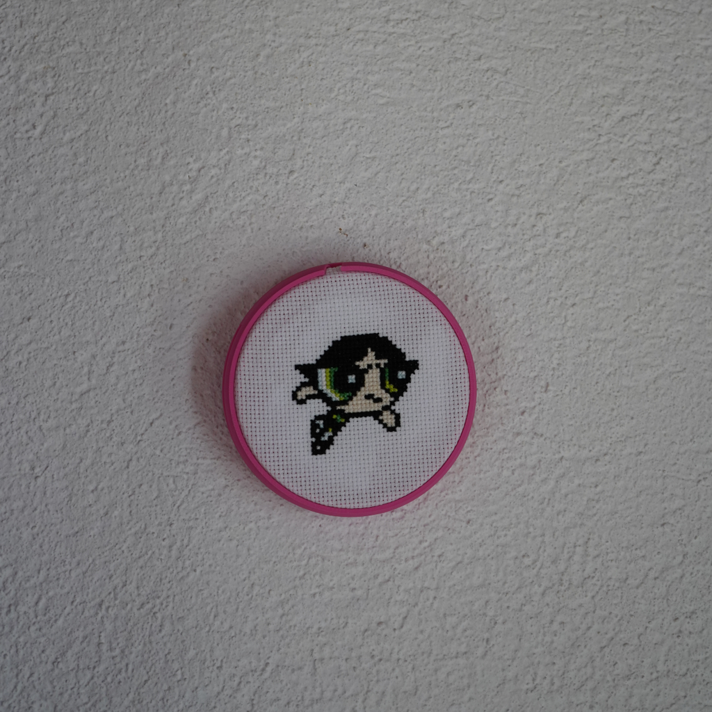 La combattante des filles super chouettes_Broderie 10cm