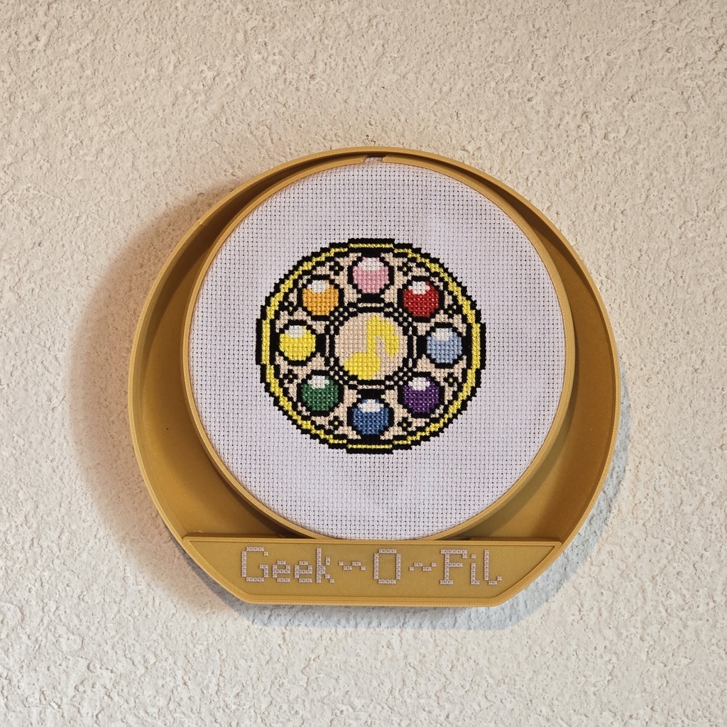 La console de l'apprentie-sorcière_Broderie 15cm