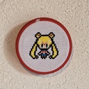 Guerrière de l'amour et de la justice_Broderie 8cm
