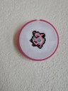 Le chanteur au feutre_Broderie 8cm