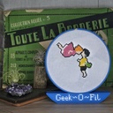 La princesse sur la falaise_Broderie 15cm