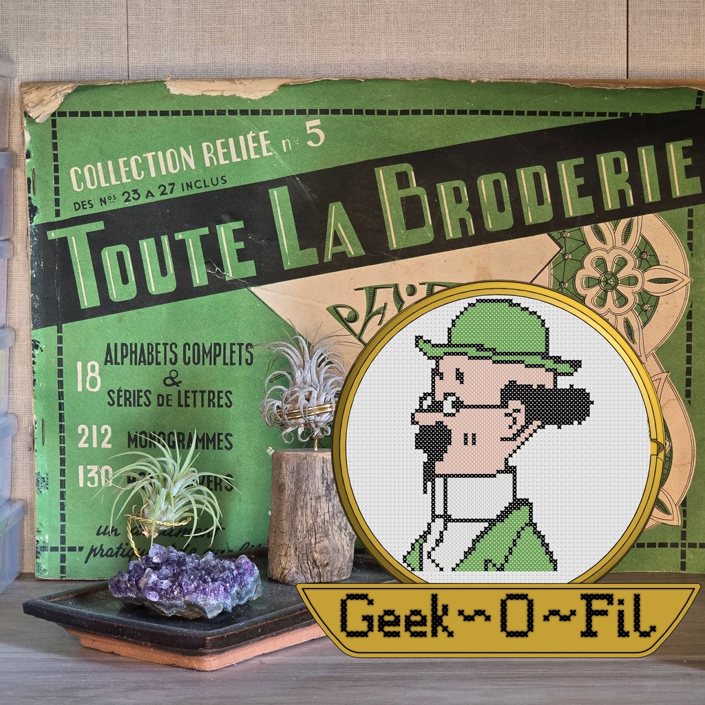 Le Mammouth_Broderie 15cm