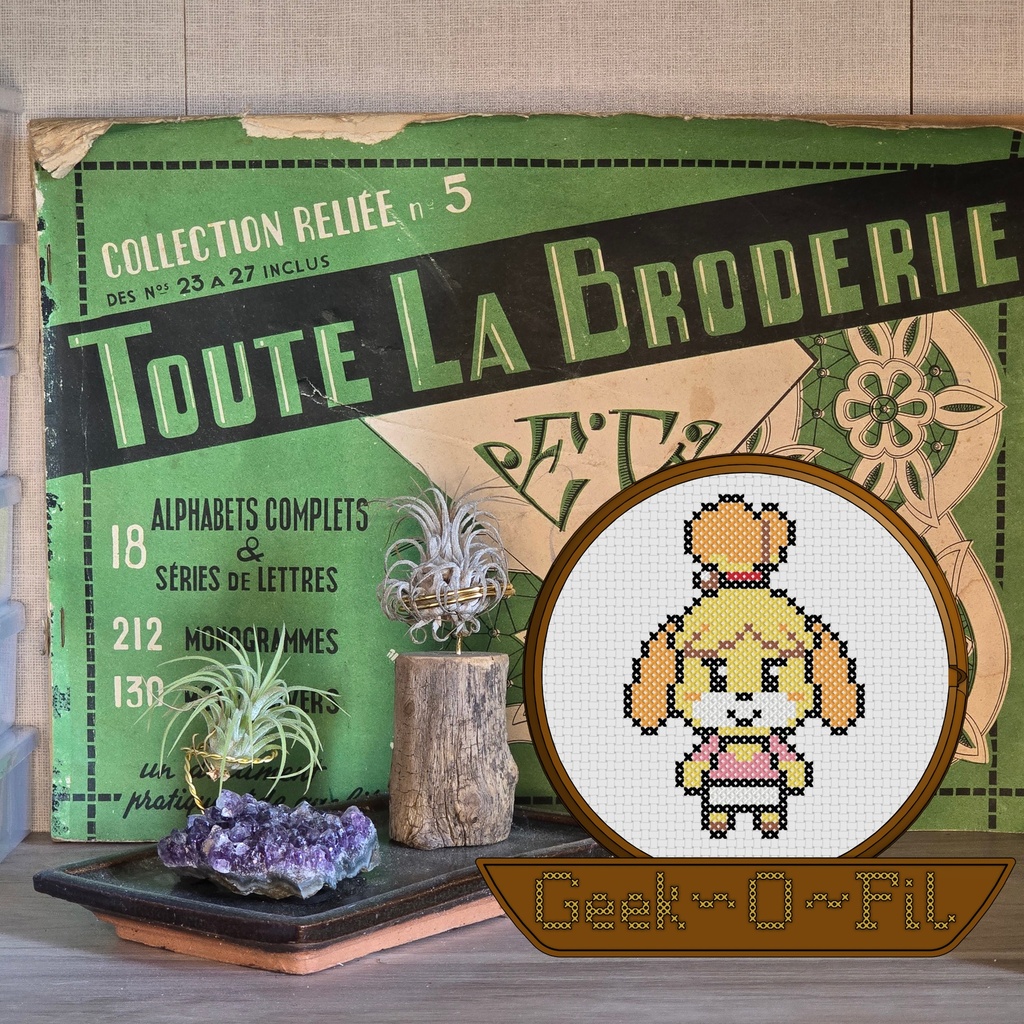 L'horizon du chien du maire_Broderie 10cm