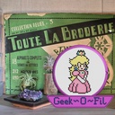 La pêche couronnée_Broderie 15cm