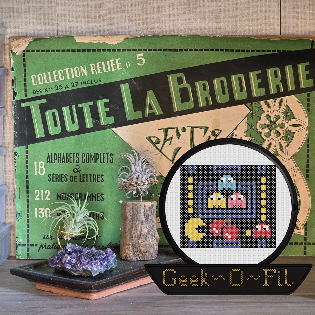 Le mangeur de gomme_Broderie 10cm