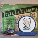 L'Impératrice des Flocons_Broderie 8cm