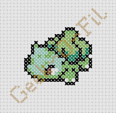 Monstre de poche #001_starter 1er gen_8cm