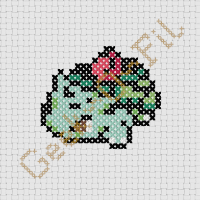 Monstre de poche #002_starter 1er gen_8cm