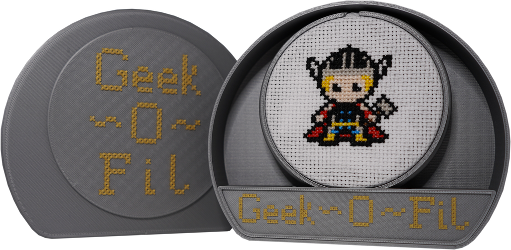 Le dieu du tonnerre_Broderie 8cm