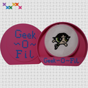 La combattante des filles super chouettes_Broderie 10cm