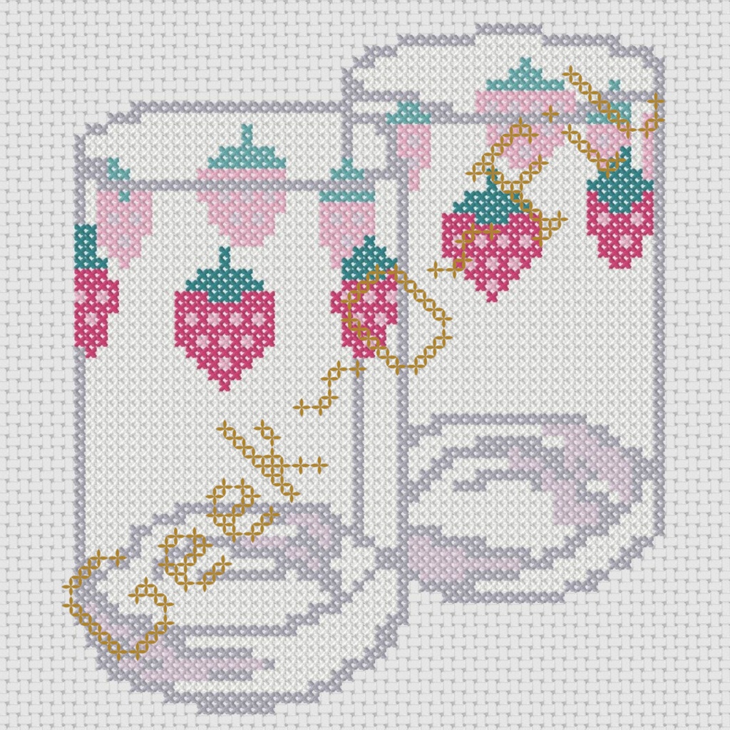 Les verres aux fraises_Diagramme 15cm