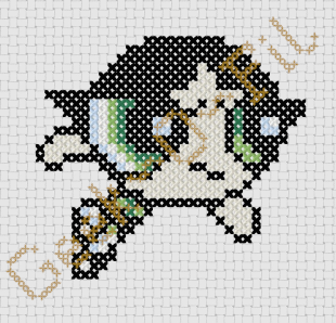 La combattante des filles super chouettes_Diagramme 10cm