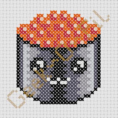 Maki œufs de saumon_Diagramme 8cm