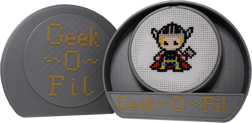 Le dieu du tonnerre_Broderie 8cm