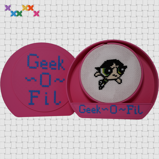 La combattante des filles super chouettes_Broderie 10cm