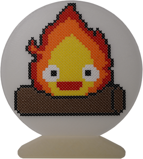 Le feu du château_Impression 3D 10cm