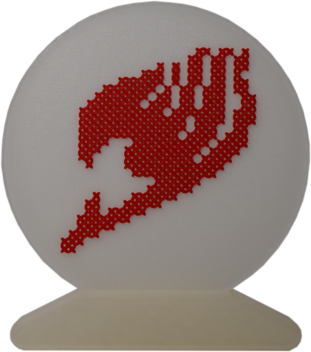 L'emblème de la queue de fée_Impression 3D 8cm
