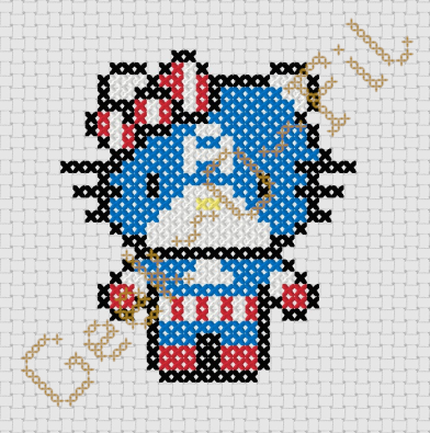 Chat blanc au bouclier_Diagramme 8cm
