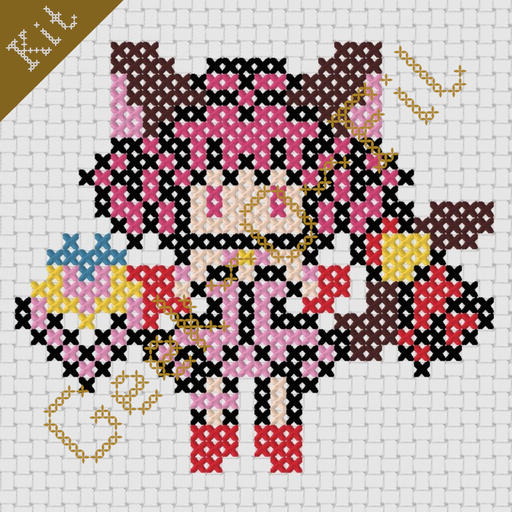 La fille à moitié chat_Kit 8cm