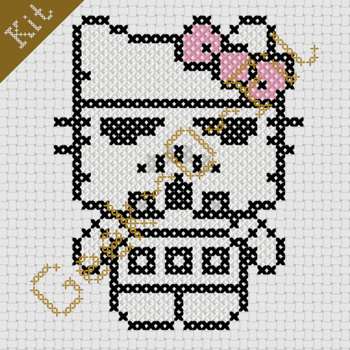 Chat blanc en soldat imperial_Kit 10cm