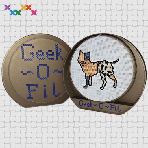 Chien frankenstein_Broderie 15cm