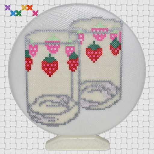 Les verres aux fraises_Impression 3D 15cm