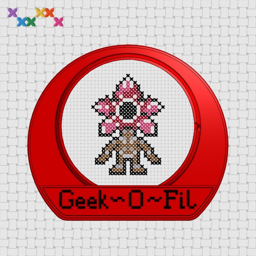 Démogorgon_Broderie 10cm
