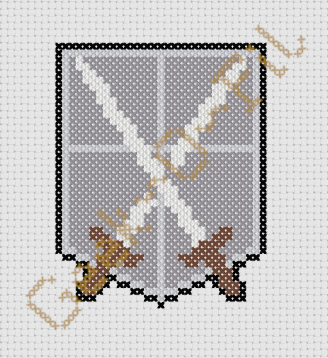 Blason entraînement attaque des géants chelou_Diagramme 10cm