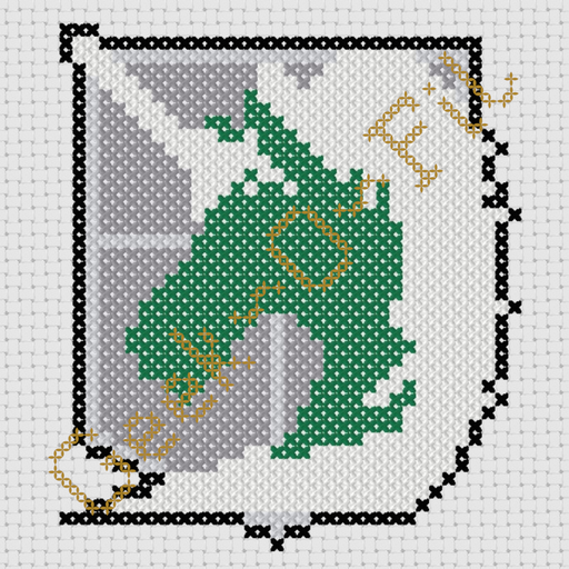 Blason de la police militaire attaque des géants chelou_Diagramme 10cm