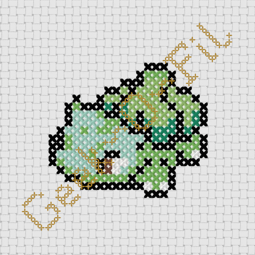 Monstre de poche #001_starter 1er gen_Diagramme 8cm
