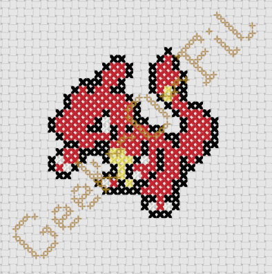 Monstre de poche #005_starter 1er gen_Diagramme 8cm